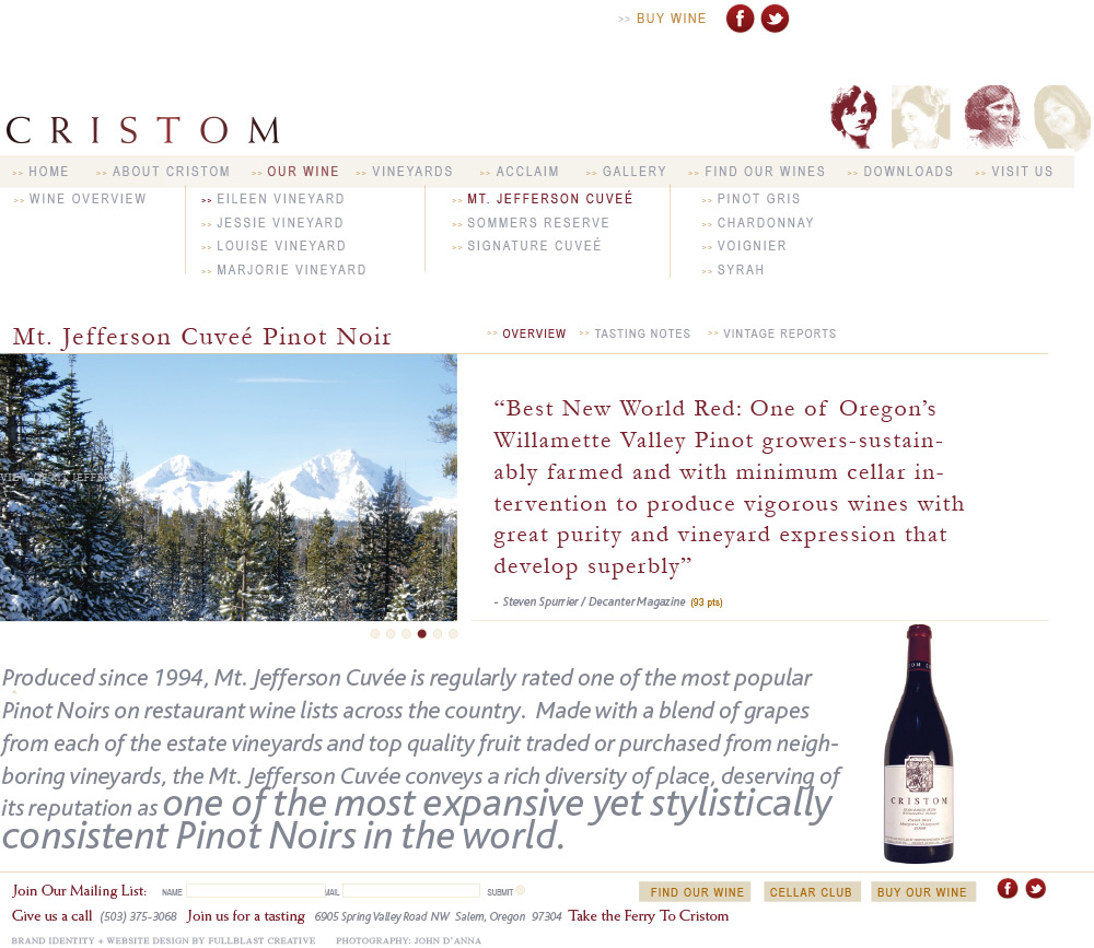 Cristom_Website_Design_Wine_Page